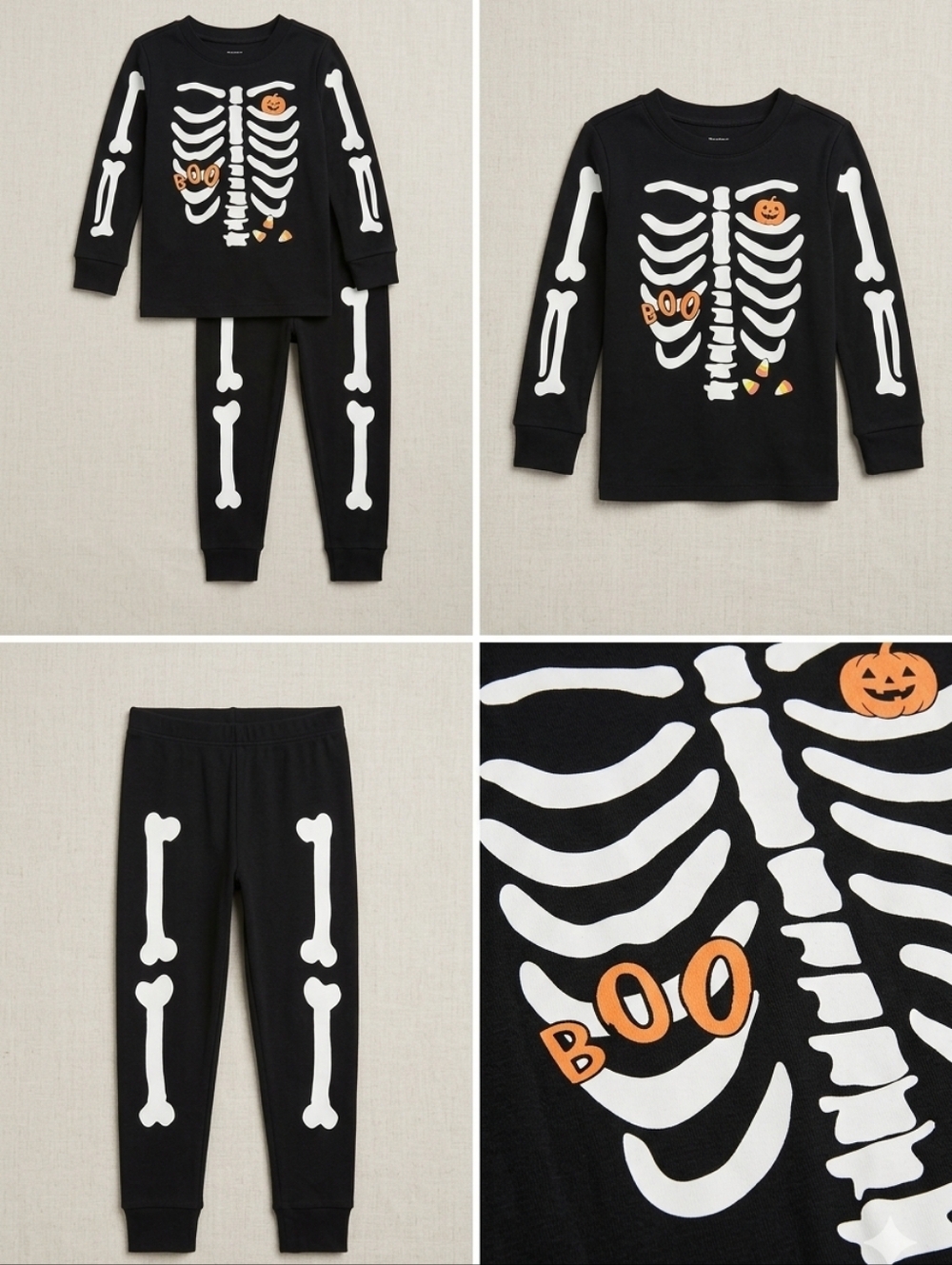 Carter's Skeleton PJ Set